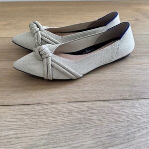 Rothy's Cream The Knot Point II Women's Flats